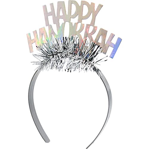 Happy Hanukkah Menorah Headbands, Personal Decorations for the Festiva