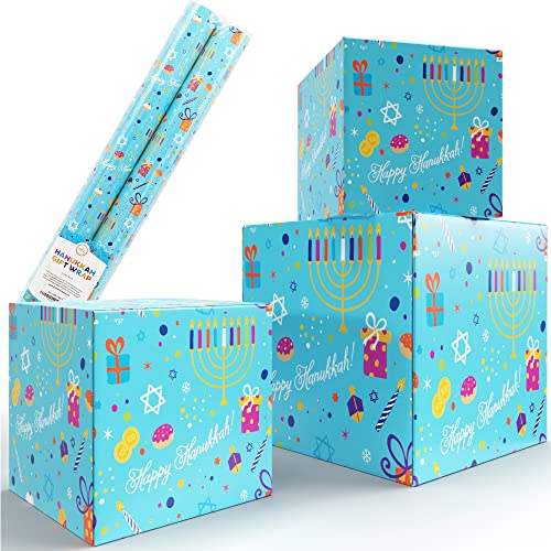 Yeaqee 32 Pcs Hanukkah Goody Candy Boxes for Gift Giving Chanukah Treat  Boxes Hanukkah Cookie Boxes Tins Holiday Cardboard Gift Wrap Boxes Paper  Gift