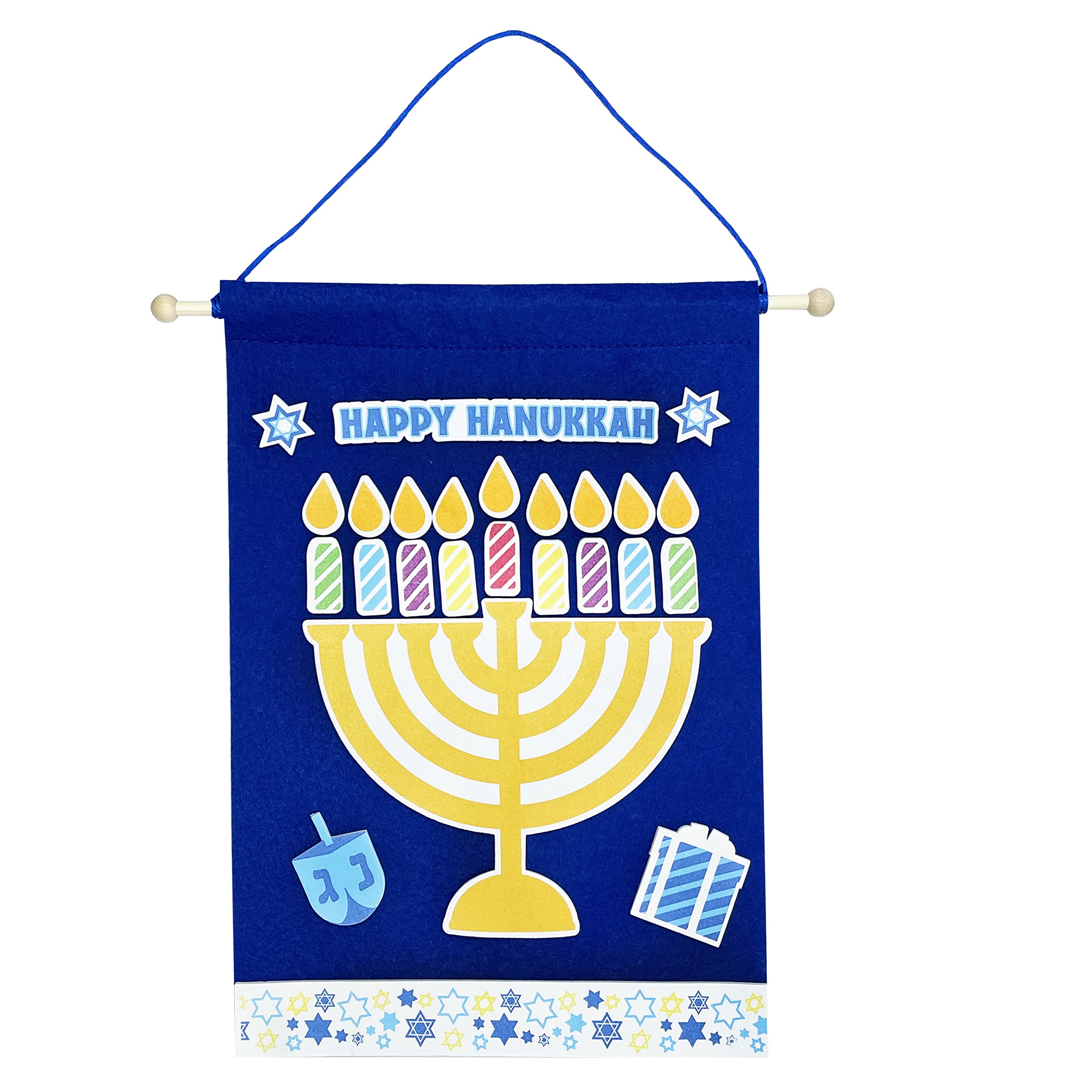 Hanukkah Banner Craft Kit - Make Your Own Hannukah Banner